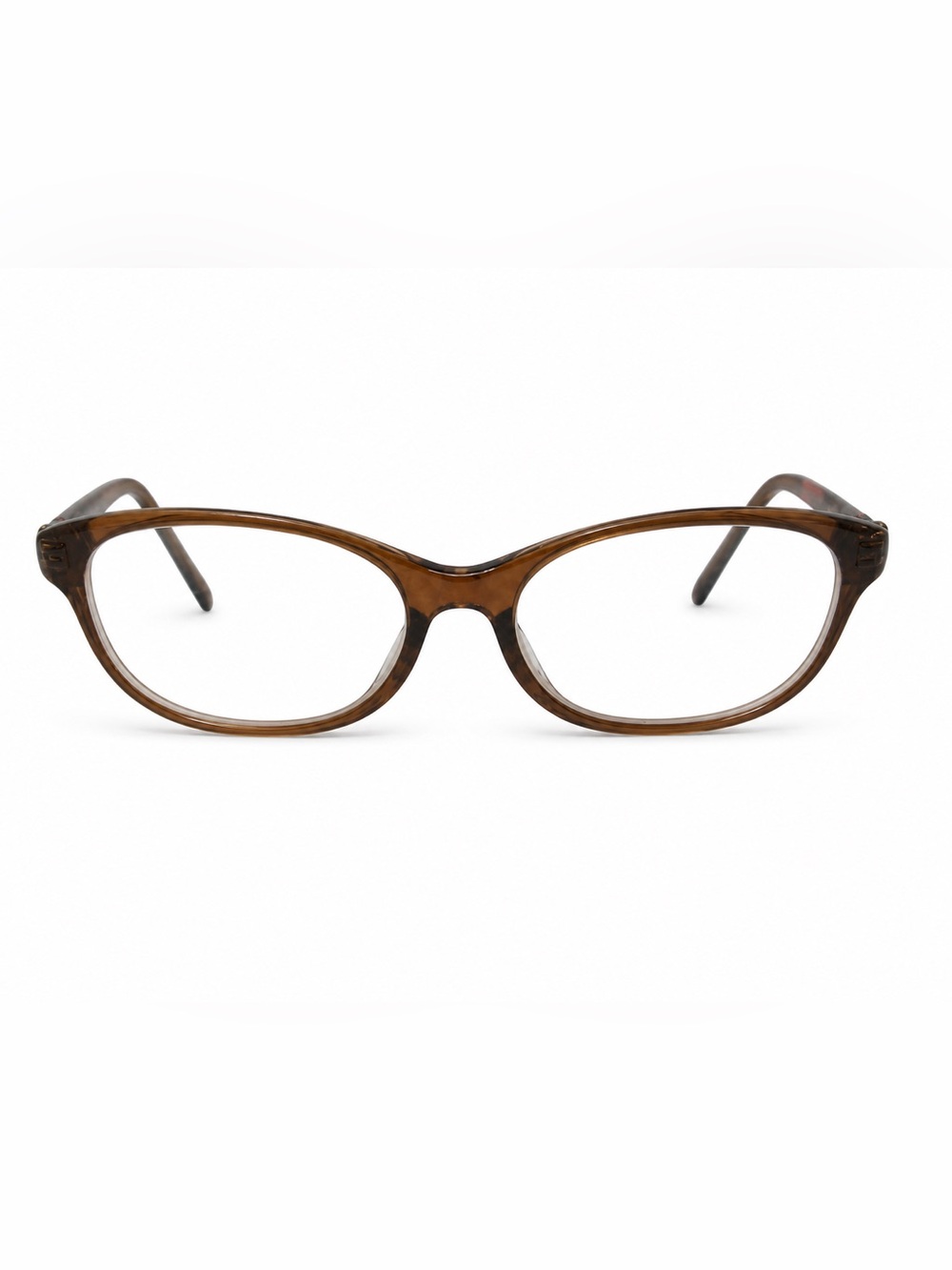 Gucci Women’s Eyeglasses Brown Gold Oval